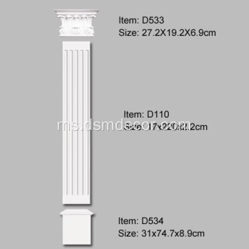 Pilasters Pintu untuk Hiasan Dalaman